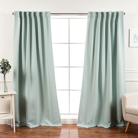 Premium Blackout Curtain Panels Insulated 2-Pack 52x96