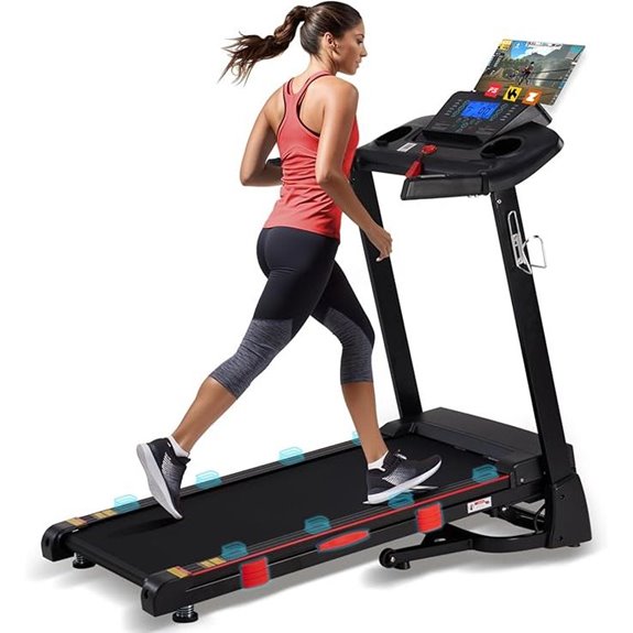 Auto Incline Treadmill with Bluetooth & 18 Belt