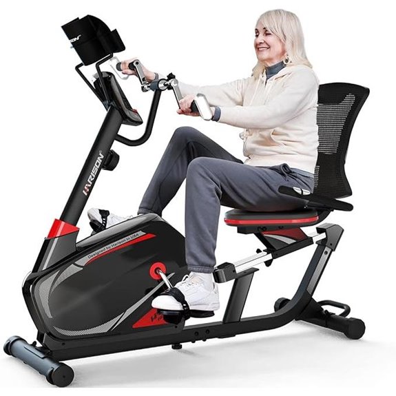 HARISON Pro Recumbent Exercise Bike with Bluetooth