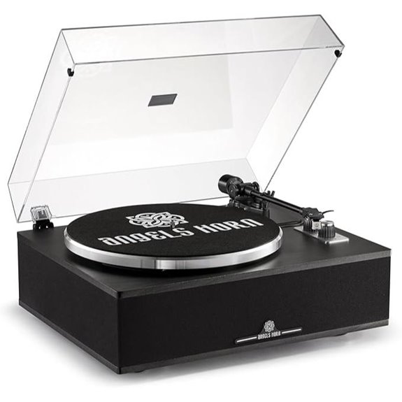ANGELS HORN Bluetooth Vinyl Record Player