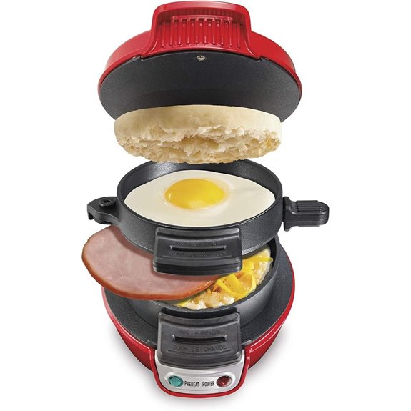 Hamilton Beach Breakfast Sandwich Maker with Egg Ring