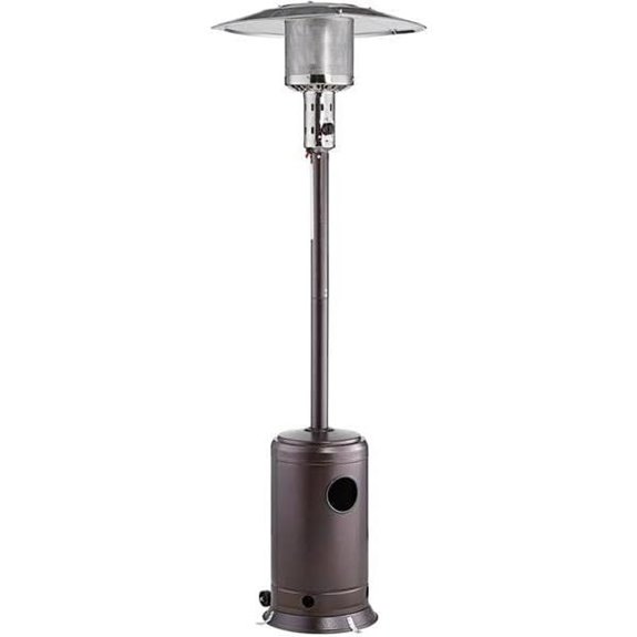 Bronze Outdoor Patio Heater 47000 BTU Propane