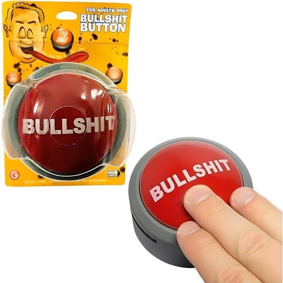 Bullshit Button with Sound Effects and Lights