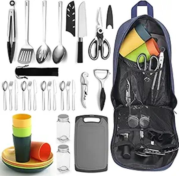 Berglander Camping Utensils and Accessories Set
