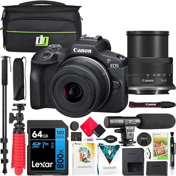 Canon EOS R100 Mirrorless Camera Bundle