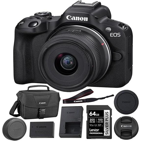 Canon EOS R50 Mirrorless Camera Bundle