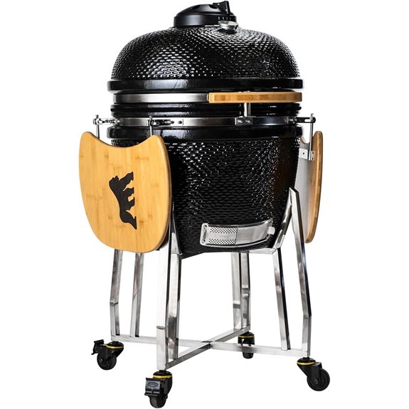 GRILLA Kong Ceramic Kamado Grill with Adjustable Vent