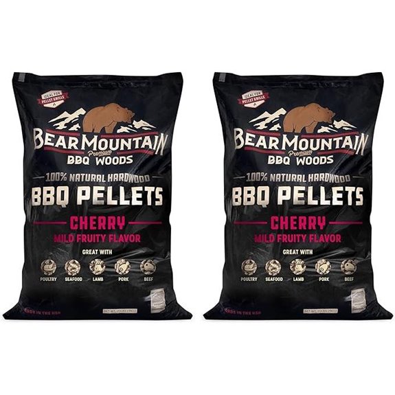 Bear Mountain Cherry Wood Pellets 2-Pack for Smoking