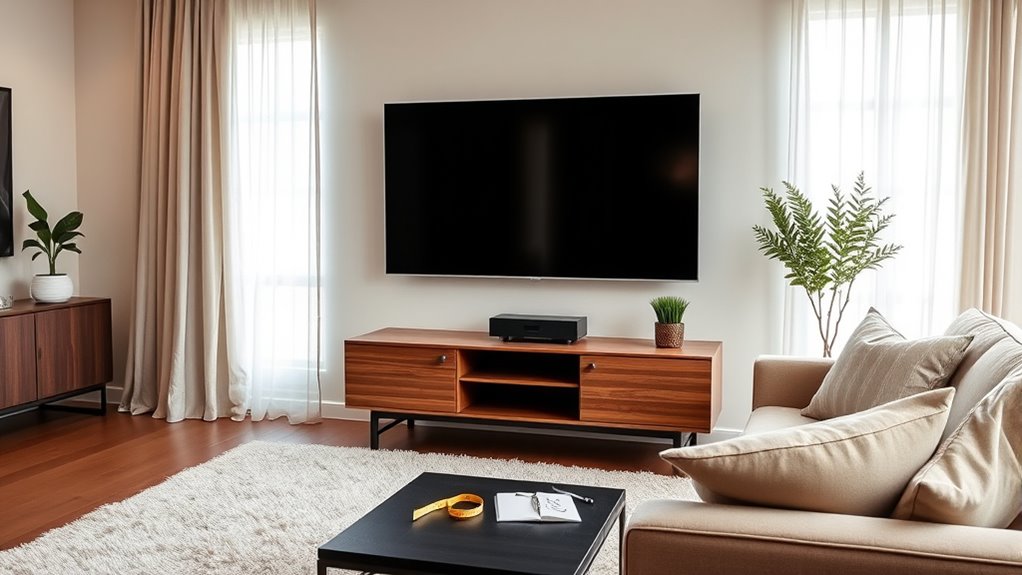 choose suitable tv size