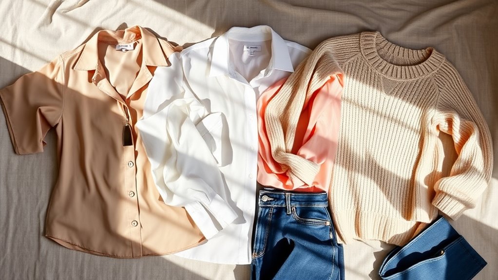 choose versatile neutral tops