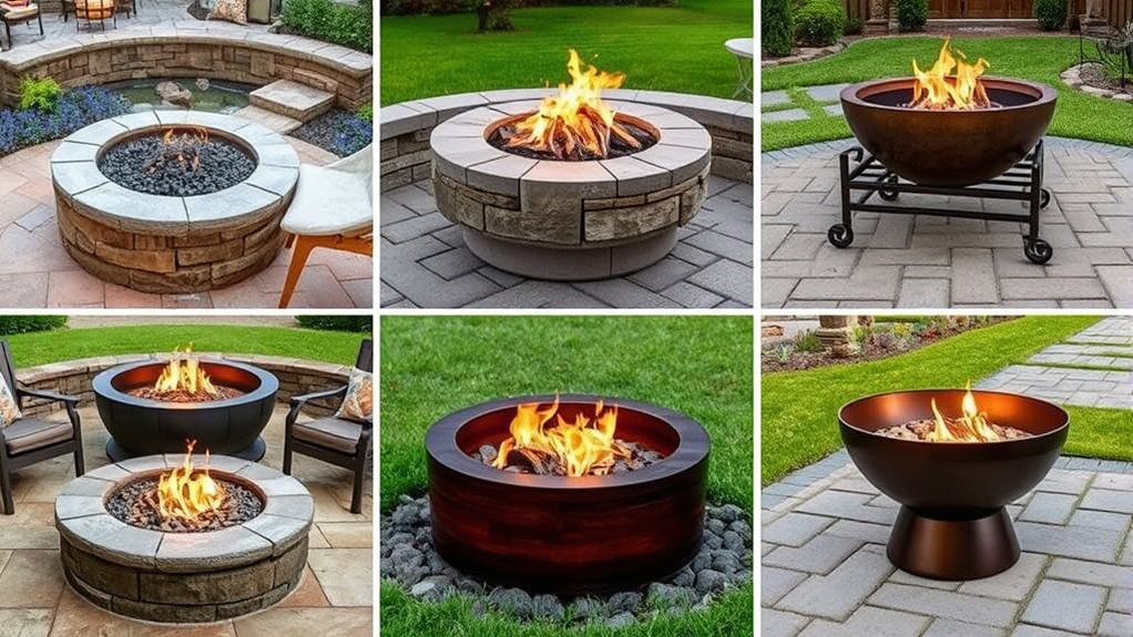 choosing suitable outdoor fire pits