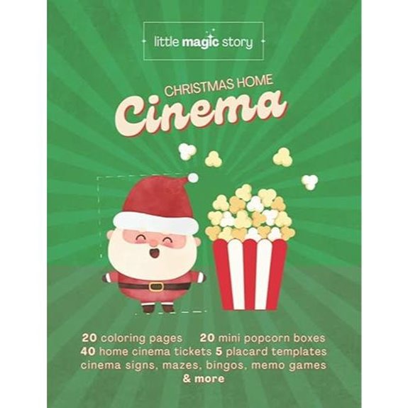 Christmas Home Cinema Coloring & Activity Book