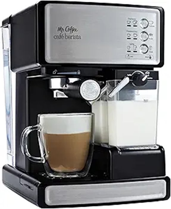 Mr. Coffee Espresso & Cappuccino Machine with Frother