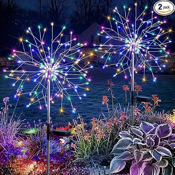 Suddus Solar Firework Garden Lights 2-Pack Multicolor