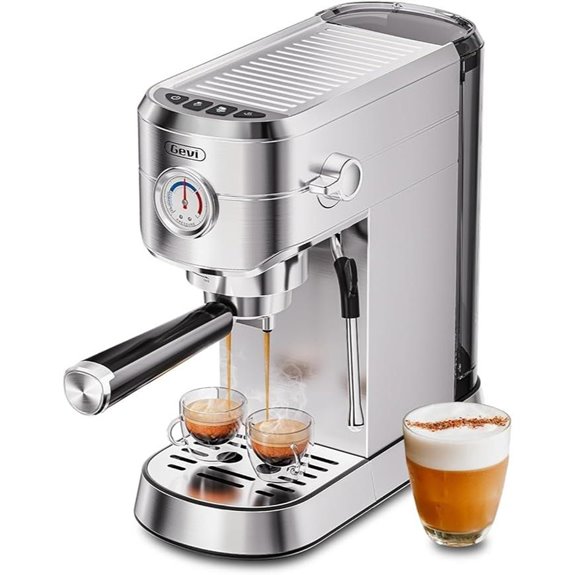 Gevi Commercial Espresso Machine with Milk Frother