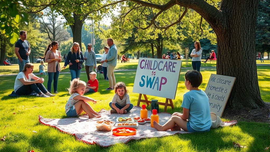 community support reduces childcare costs