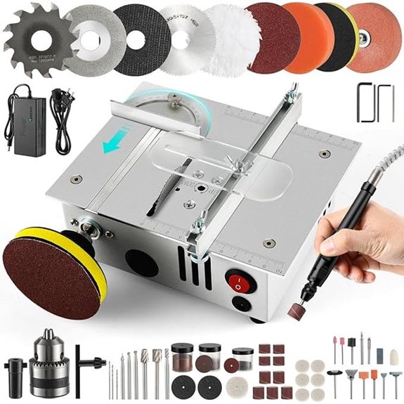Mini Multifunctional Table Saw for Crafts and Wood