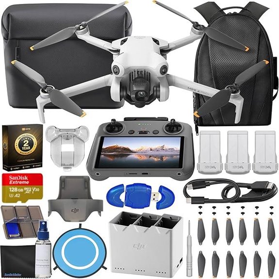 DJI Mini 4 Pro Drone Fly More Combo Bundle