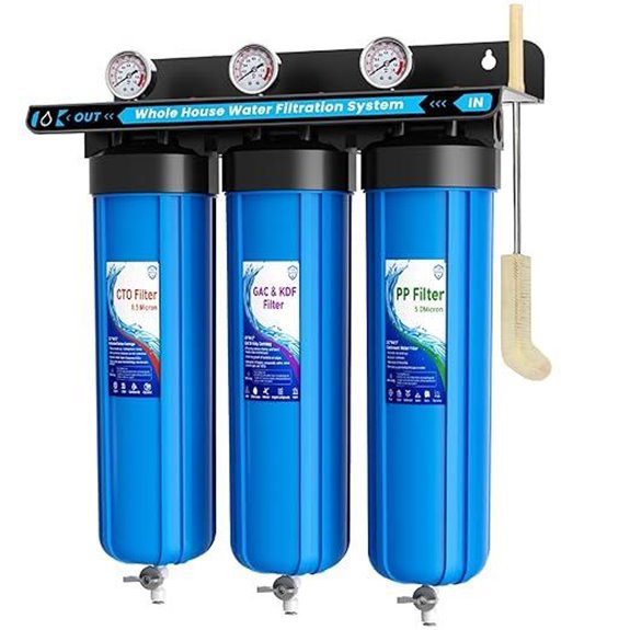 Whole House 3-Stage Water Filtration System