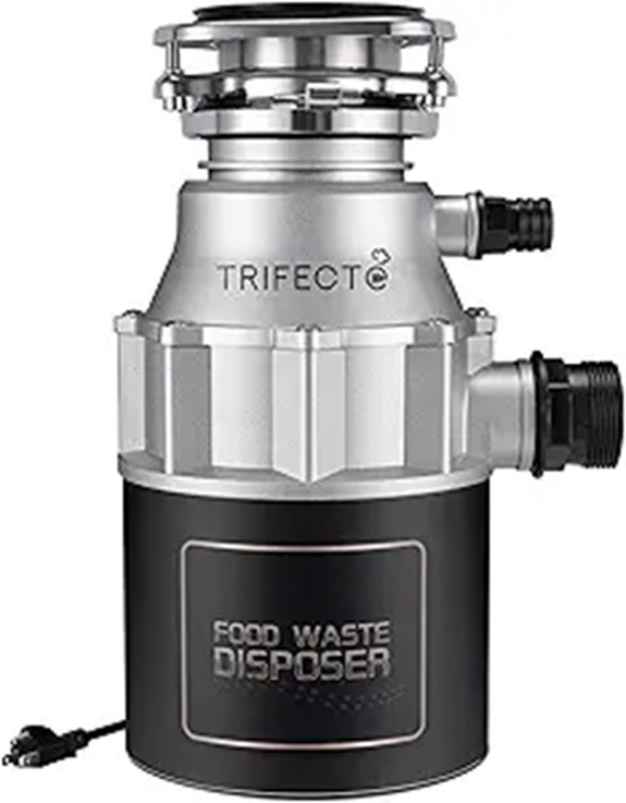 Trifecte Continuous Feed Garbage Disposal with Cord