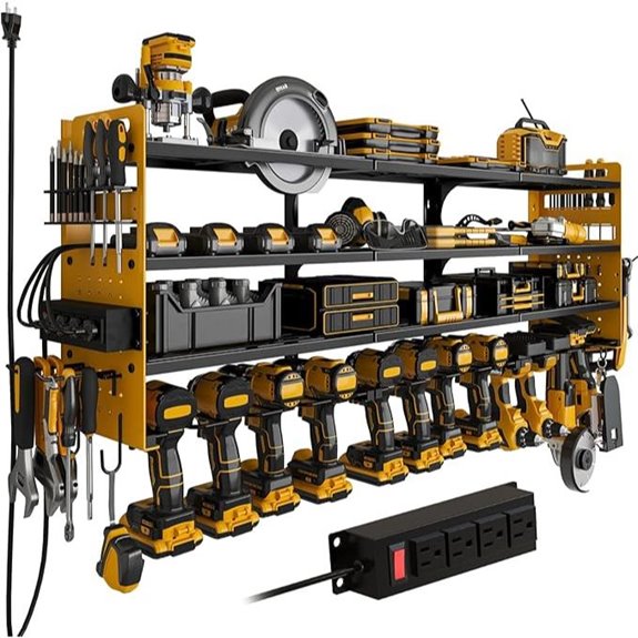 Cordless Drill Holder & Heavy Duty Tool Organizer