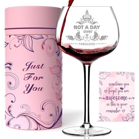 Personalized Wine Glasses for Women - Unique Gifts