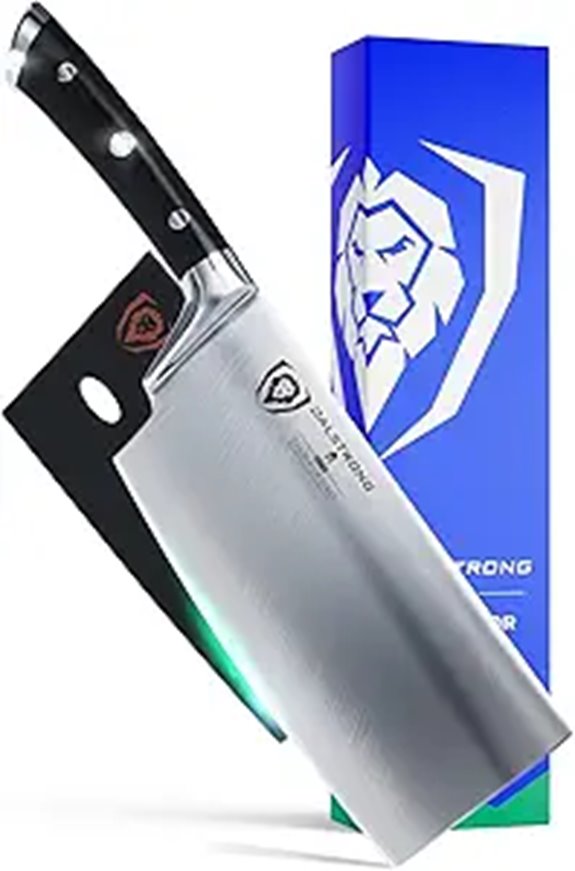Dalstrong 7 Butcher Cleaver Knife High Carbon Steel
