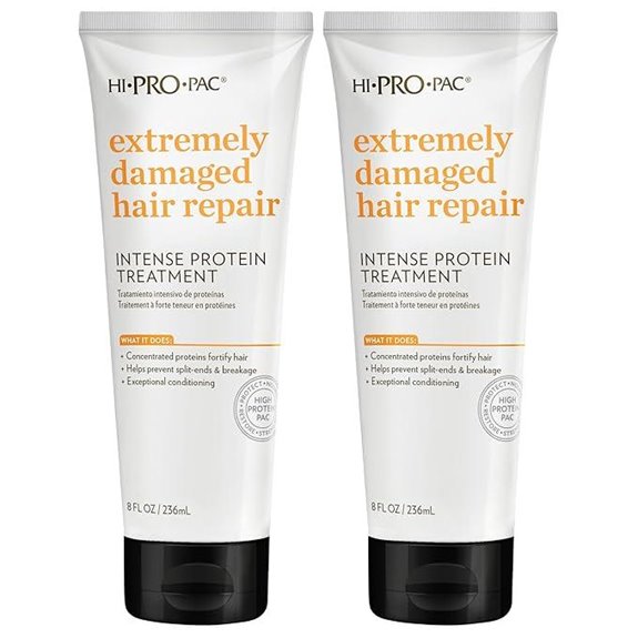 Hi-Pro-Pac Hair Mask (2-Pack) for Damaged Hair