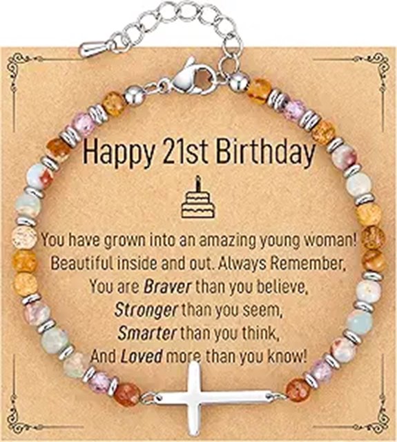 Dainty Cross Bracelet for Women Christian Gifts