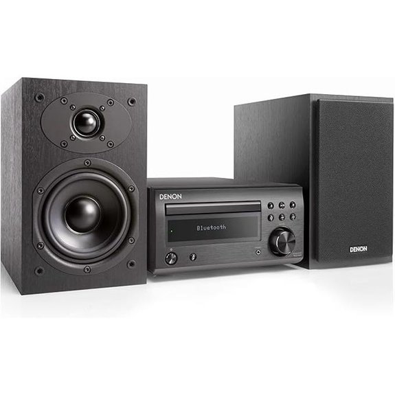 Denon D-M41 Mini Amplifier & Bookshelf Speakers