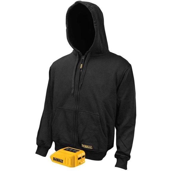 DEWALT DCHJ067B-XL 20V/12V MAX Bare Hooded Heated Jacket Black X-Large