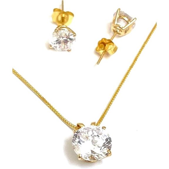 3.5ct Diamond Jewelry Set in 18K Gold