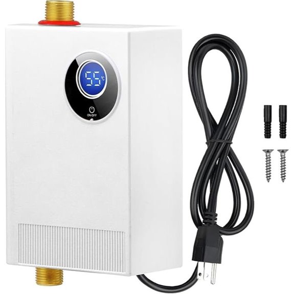 Tankless Electric Water Heater with Digital Display
