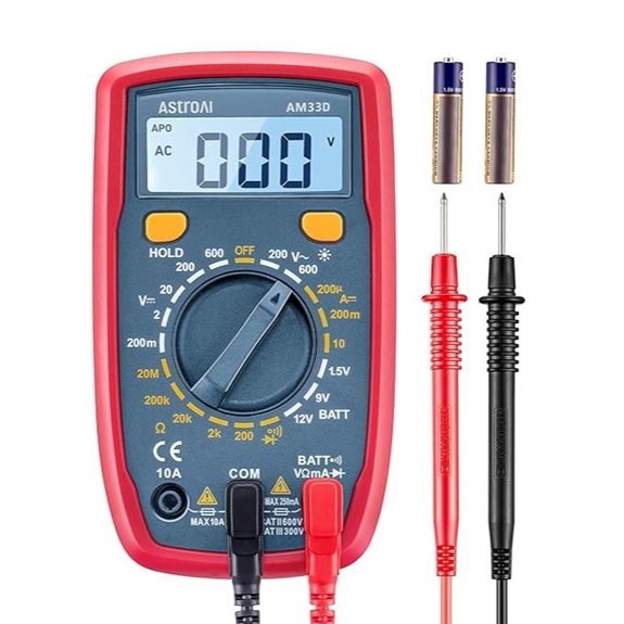 AstroAI Digital Multimeter Tester with Volt and Ohm