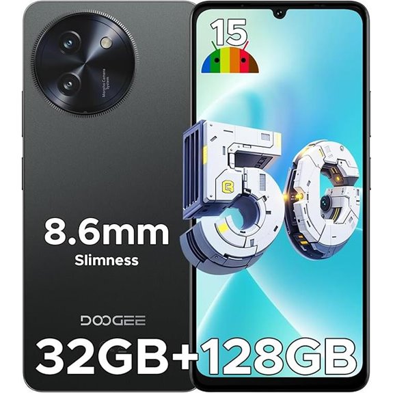 DOOGEE Note 59 5G Smartphone 6.75 HD+ Display