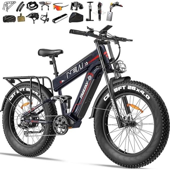FREESKY Dual Battery Electric Mountain Bike