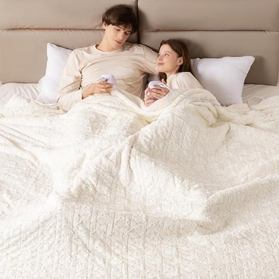 Bearhug King Electric Blanket with Dual Control