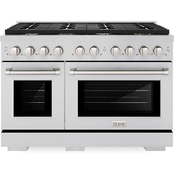 ZLINE 48 Dual Fuel Range with Double Oven