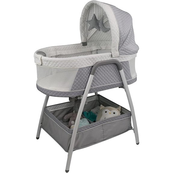 Journey 2-in-1 Infant Bassinet with Sounds and Storage