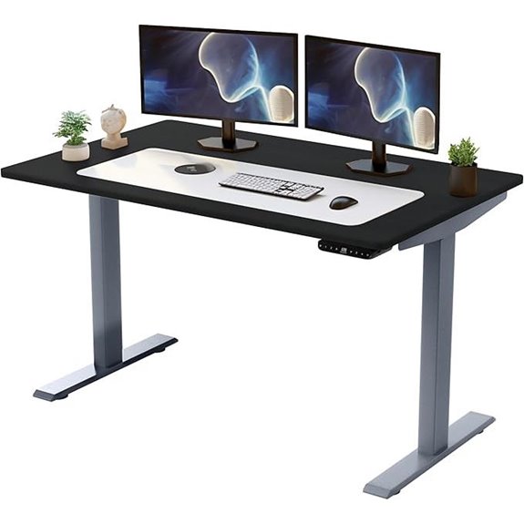 RISE UP Dual Motor Electric Standing Desk 48x30