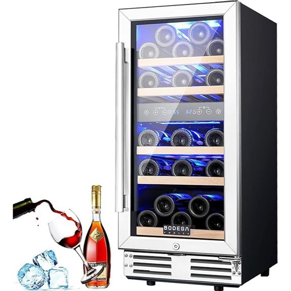 BODEGA 15 Dual Zone Wine Cooler Refrigerator