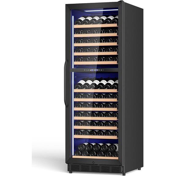 24-Inch Dual-Zone Wine Cooler with Lock and Fast Cooling