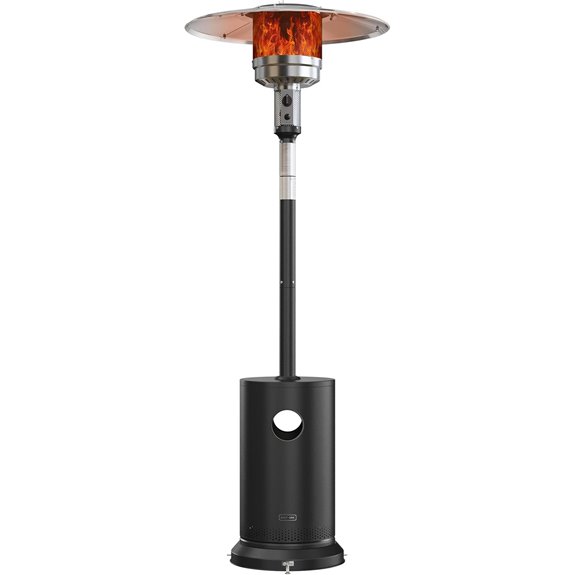 East Oak 50,000 BTU Patio Heater with Wheels