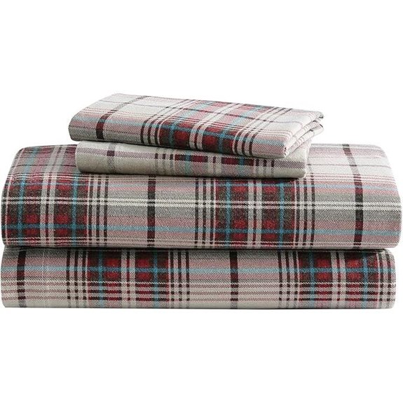 Eddie Bauer Flannel Queen Sheets with Pillowcases