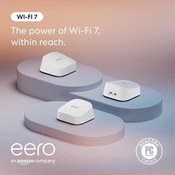 Amazon eero 7 Mesh Wi-Fi 7 Router (3-Pack)
