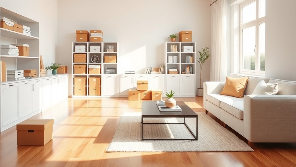 effective decluttering and organizing