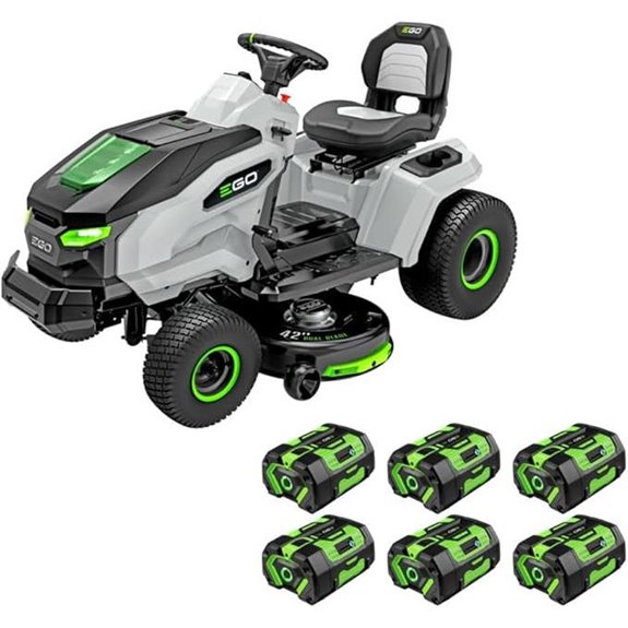 EGO Power+ 42 Cordless Riding Lawn Mower with Batteries