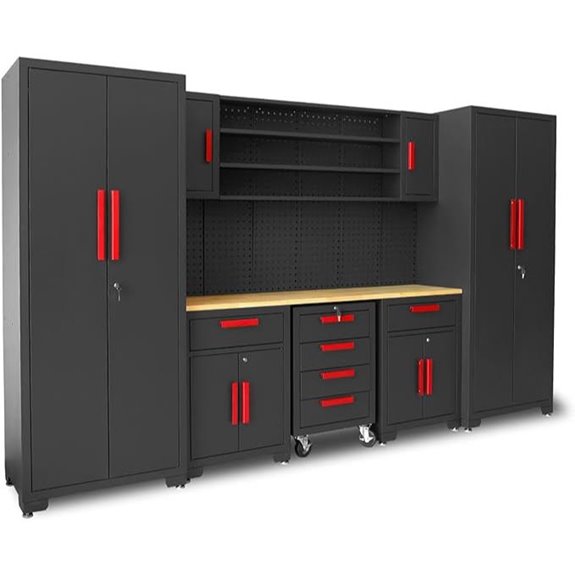Torin 8-Piece Garage Storage Cabinet Set