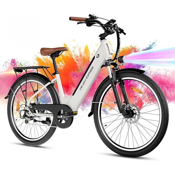 Windhorse 26 Electric Bike with 750W Motor and Removable Battery