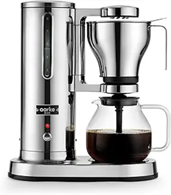 Aarke 10-Cup Electric Coffee Maker with Glass Carafe